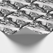 24e Jubileum bewerkbaar Cadeaupapier (Hoek)