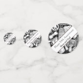 24e Jubileum bewerkbaar Confetti (Voorkanten)