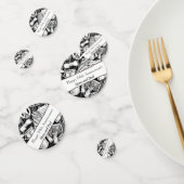 24e Jubileum bewerkbaar Confetti (Groep)