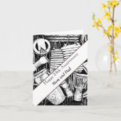 24e Jubileum bewerkbaar Kaart (Gele Bloem)