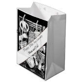 24e Jubileum bewerkbaar Medium Cadeauzakje (Voorkant Gekanteld)