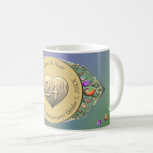 24e Opaal Huwelijksjubileum Koffiemok