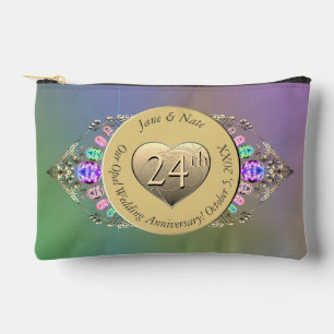 24e Opal Bruiloft Jubileum Accessoire Pouch Etui
