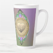 24e Opal Bruiloft Jubileum Latte Mok (Rechts)