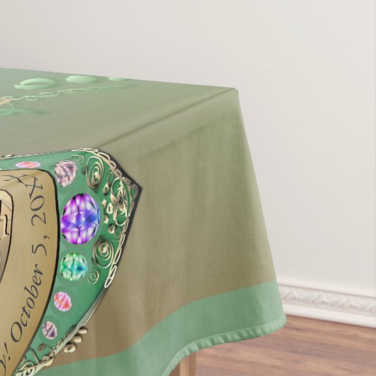 24e Opal Bruiloft Jubileum Tafelkleed (Voorbeeld)