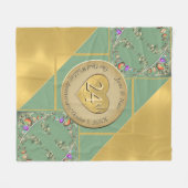 24e Opal Jubileum Fleece Deken (Voorkant (Horizontaal))