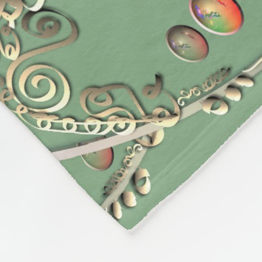 24e Opal Jubileum Fleece Deken (Hoek)