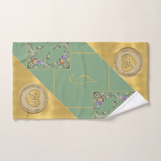 24e Opal Jubileum Handdoek (Handdoek)