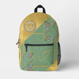 24e Opal Jubileum Print Cut Sew Bag Bedrukte Rugzak