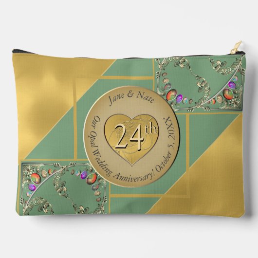 24e Opal Jubileum Print Cut Sew Bag Etui (Achterkant)