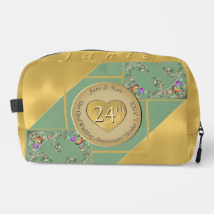 24e Opal Jubileum Print Cut Sew Bag Toilettasje