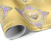 24e Opal Jubileum Wrapping Paper Cadeaupapier (Rol Hoek)