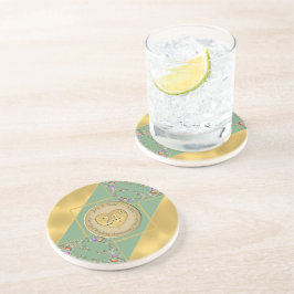 24e Opal Jubileum Zandsteen Onderzetter