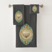 24e Opal trouwdagHanddoek Bad Handdoek (Insitu)