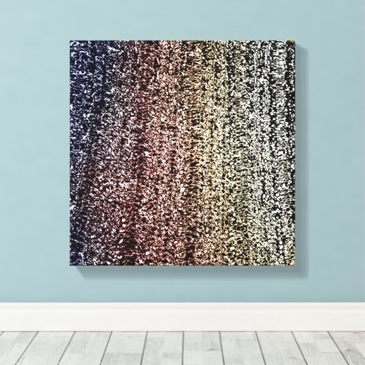 24e patroon; abstractie canvas afdruk (Insitu (Houten vloer))