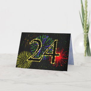 24e uitnodiging van de Birthday Party