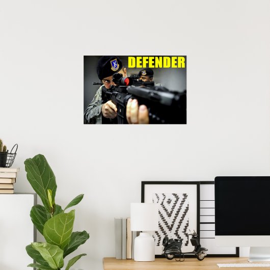 24e veiligheidstroepen poster (Thuiskantoor)