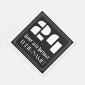 24e verjaardag: Art Deco Geïnspireerde look "24" + Servet (Hoek)