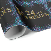 24e verjaardag cadeaupapier (Rol Hoek)