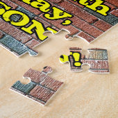 24e verjaardag: Fun Graffiti-geïnspireerde regenbo Legpuzzel (Zijkant)