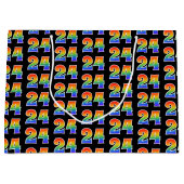 24e verjaardag: Fun Rainbow Event Nummer 24 Patroo Groot Cadeauzakje (Voorkant)