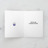 24e verjaardag gepersonaliseerde cupcakes kaart (Binnen)