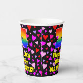 24e verjaardag: Het liefhebbende Kunstpatroon, Reg Papieren Bekers (Rechts)