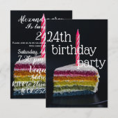 24e verjaardag kaart (Voorkant / Achterkant)