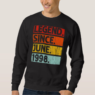 24e verjaardag Legende sinds juni 1998 24 jaar Trui