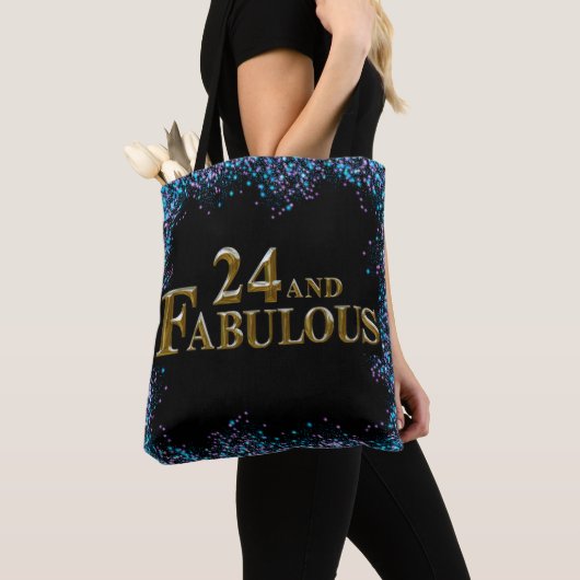 24e verjaardag tote bag (Dichtbij)
