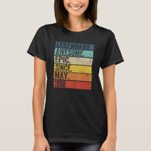 24e verjaardag van de wettige Geweldige epic sinds T-shirt