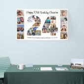 24e verlichtingsposter verjaardagsfeest Nummer 24 Spandoek (Beurs)