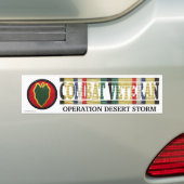 24e Zuidelijke Zuid-Amerikaanse Sector SWA Combat  Bumpersticker (Op auto)