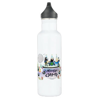 24oz waterfles White RushCamp!