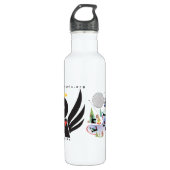 24oz waterfles White RushCamp! Waterfles (Voorkant)