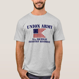 24ste Michigan Infanterie Regiment, Burgeroorlog S T-shirt