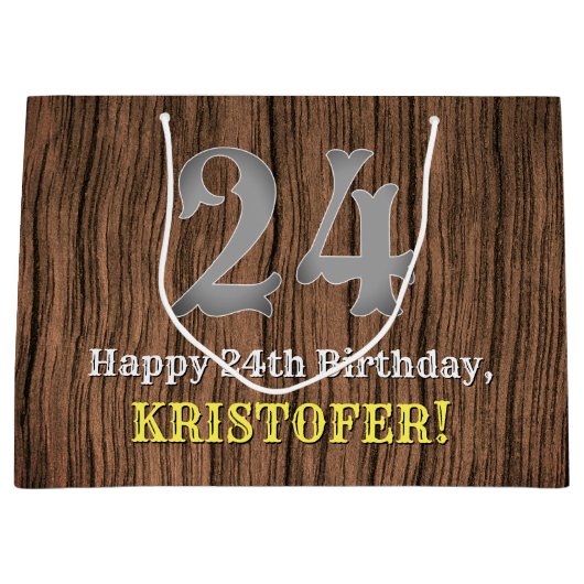 24ste verjaardag: Country Western geïnspireerd uit Groot Cadeauzakje (Voorkant)