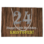 24ste verjaardag: Country Western geïnspireerd uit Groot Cadeauzakje (Achterkant)