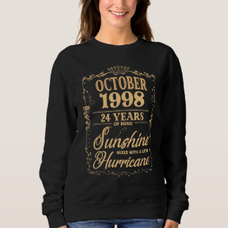 24ste verjaardag voor haar die op 1 oktober werden trui