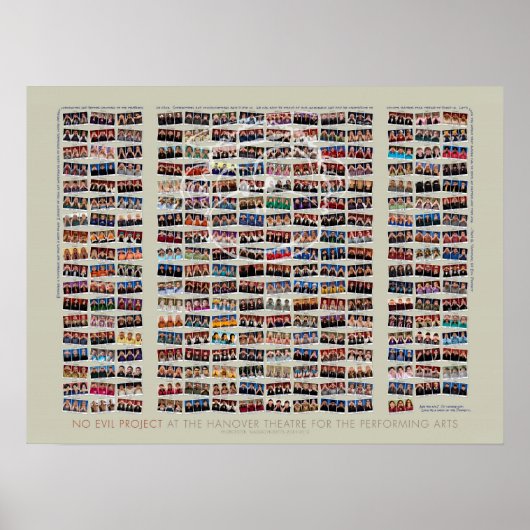 24x18 Geen Kwaad Project bij het Poster van de The (Voorkant)