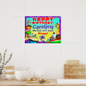 24x18-inch GiggleBellies Cupcake Birthday Poster (Keuken)