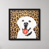 24x24 Londen de Engelse Golden Retriever Canvas Afdruk (Voorkant)