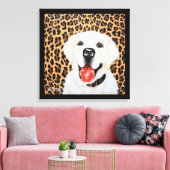24x24 Londen de Engelse Golden Retriever Canvas Afdruk (Insitu (Woonkamer))