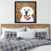 24x24 Londen de Engelse Golden Retriever Canvas Afdruk (Insitu (Slaapkamer))