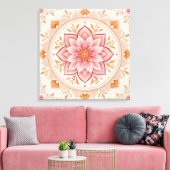 24x24 Personalized Photo Canvas for Wall Décor (Insitu (Woonkamer))