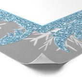 24x30 Bat Mitzvah Sign-In Poster Winter Wonderland (Hoek)