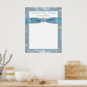 24x30 Bat Mitzvah Sign-In Poster Winter Wonderland (Keuken)