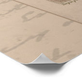 24X30 Franse botanische illustratie Birthwort Poster (Hoek)