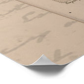 24X30 Franse Botanische Illustratie Daffodil Poster (Hoek)