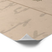 24X30 Franse botanische illustratie Sweet Pea Poster (Hoek)